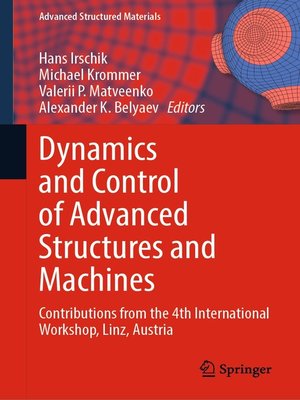 cover image of Dynamics and Control of Advanced Structures and Machines